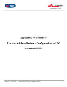 Applicativo “NetProfiler” - Convenzione Telefonia Mobile 6