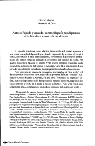 Antonio Fajardo y Acevedo, commediografo paradigmático della