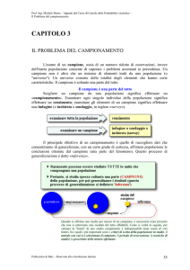 Il problema del campionamento