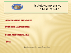 Alimenti e principi alimentari - Istituto Comprensivo "Maria Grazia