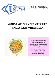 Guida ai servizi della VIRO 2017