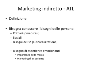 Marketing indiretto - ATL