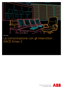 La comunicazione con gli interruttori SACE Emax 2