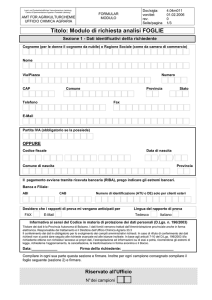 4.04m11 Modulo di richiesta analisi FOGLIE rev.0