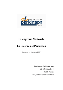 Scarica gli Atti - Fondazione Italiana Parkinson