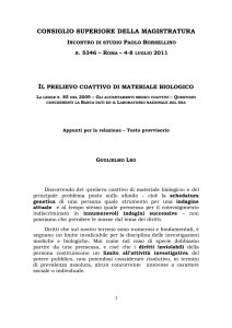 prelievi biologici coattivi