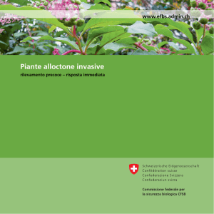 Brochure piante invasive - Comune di Ponte Capriasca