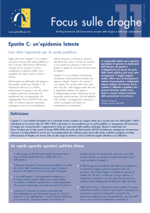 Epatite C: un`epidemia latente