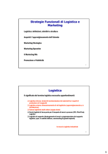 Strategie Funzionali di Logistica e Marketing Logistica