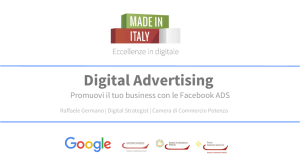 Digital Advertising - Camera di Commercio di Potenza