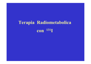 Terapia Radiometabolica con 131I