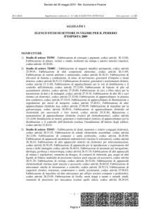 — 2 — Decreto del 20 maggio 2010