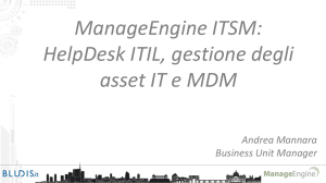 HelpDesk ITIL, gestione degli asset IT e MDM