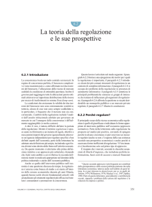 La teoria della regolazione e le sue prospettive