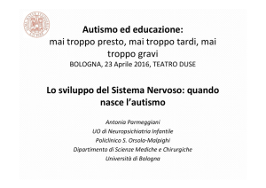 Antonia Parmeggiani - Lo sviluppo del sistema nervoso