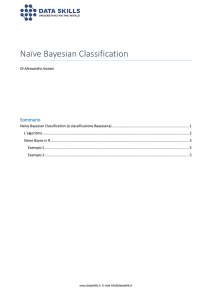 Naïve Bayesian Classification