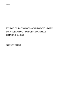 Codice Etico - Studio Radiologico Carroccio
