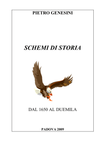 Schemi di storia 1650-2008 - Letteratura Italiana di Pietro G