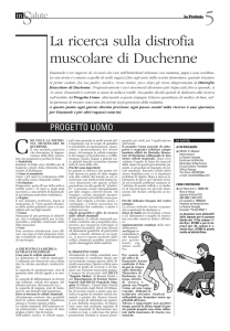 La ricerca sulla distrofia muscolare di Duchenne