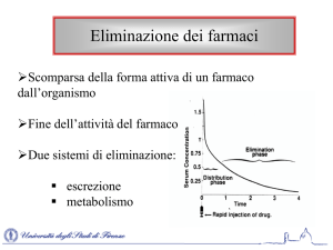 Lezione 4 FarmGen- Escrezione (27 ottobre)