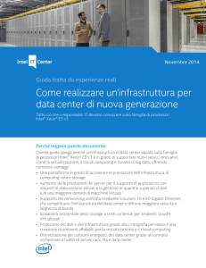 Come realizzare un`infrastruttura per data center di nuova