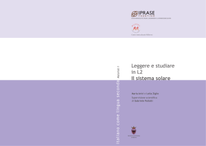 2-Il sistema solare - Docenti Lingua e Cultura Enti