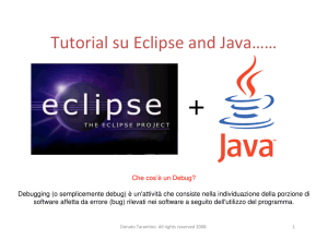 Tutorial su Eclipse and Java……