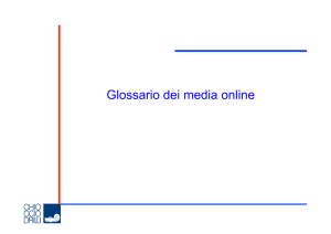22 glossario dei media online