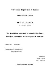 Università degli Studi di Torino TESI DI LAUREA