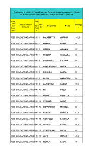 GRADUATORIA DEF. ist. 3 fascia docenti albo 2015