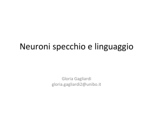 Neuroni specchio e linguaggio