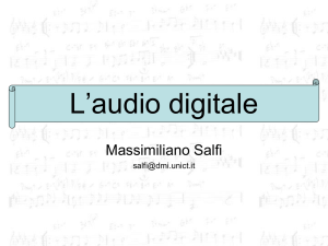 L`audio digitale