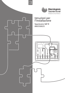 Spaziozero SAT R - manuale d`installazione