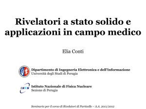 Esempi di rivelatori a stato solido