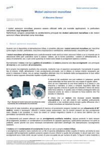 Motori asincroni monofase