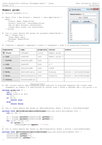 Numeri primi - Liceo Scientifico e Classico Statale "G. Peano – S