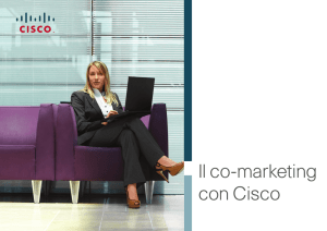 Il co-marketing con Cisco