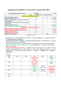 OD III Anno I Semestre M C 1