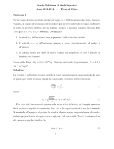 Prova di fisica con soluzione