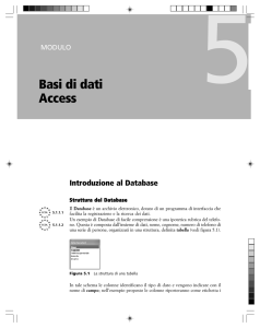 Basi di dati Access - Mondadori Informatica