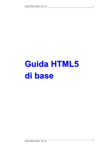 Guida HTML5 di base