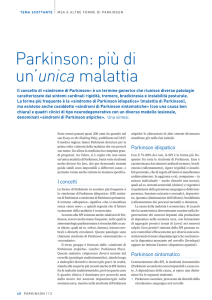 Parkinson: più di un`unica malattia