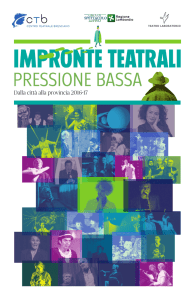 impronte teatrali - Centro Teatrale Bresciano