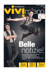 Belle notizie! Vivimilano - 28 ottobre 2015