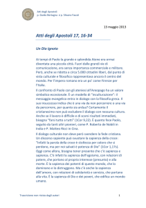 La trascrizione in Pdf