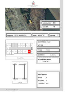 Porto Marghera molo A f 323 ufficio s40