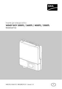 WINDY BOY 3000TL/3600TL/4000TL/5000TL - Istruzioni per l