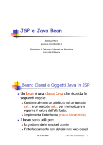 Bean: Classi e Oggetti Java in JSP