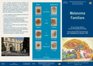 Melanoma Familiare - Istituto Oncologico Veneto