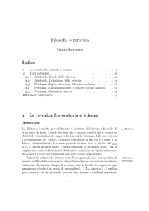 Filosofia e retorica - Liceo Franchetti Mestre